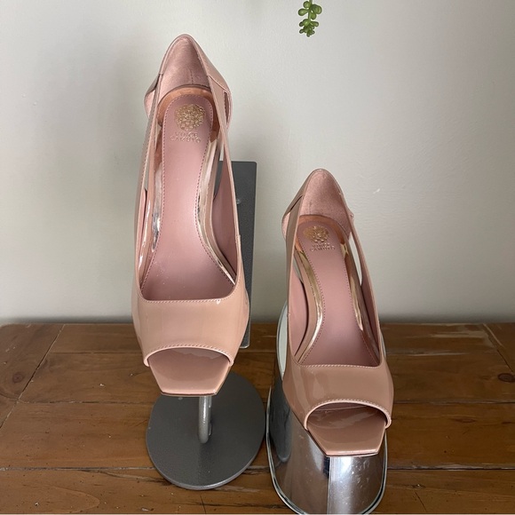 Vince Camuto Peep-Toe Heels - Picture 1 of 3